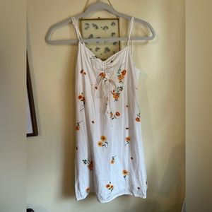 White floral PacSun mini dress